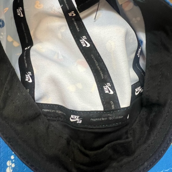 NIKE SB BEACH BATH 5 PANEL HAT CAMP CAP BLUE/YELLOW/WHITE SKATEBOARDING - Picture 5 of 7